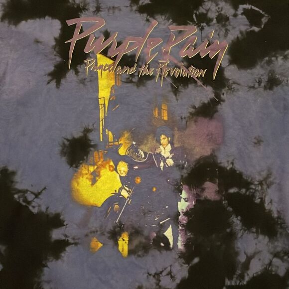 Purple Rain Prince and the Revolution Tie Dye T-Shirt Adult Size Small - Picture 3 of 8